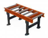 Рольганг универсальный РТ2 ( 8 роликов), Д1500 х Ш500 х В(650...850), мм