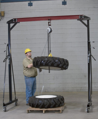 Легкий козловой кран с ручным приводом SB-010