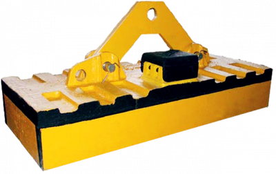 Электромагнит грузоподъемный прямоугольный ДПМб110-78 для перегрузки слябов, блюмов, рельс Электромагнит грузоподъемный прямоугольный ДПМб110-78 для перегрузки слябов, блюмов, рельс