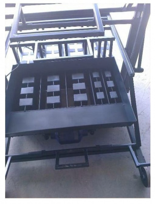 ВСШ-4П (3 блока с квадратными пустотами + 2 полублока)