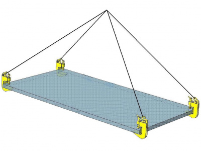 Захват для балконных плит ЗБП-2,5-35-100