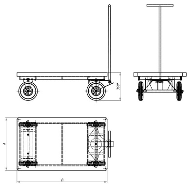 Схема тележки ТПО