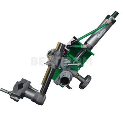 Держатель горелки с пневмоцилиндром и механизмом настройки