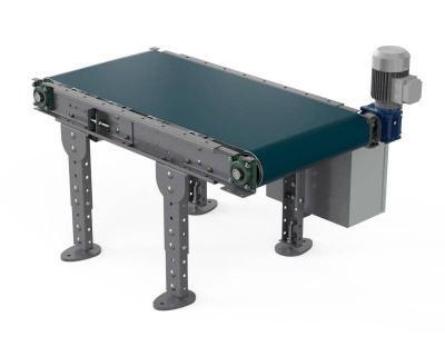 Ленточный универсальный транспортер ЛТ2, Д1000 х Ш500 х В(650...850), мм