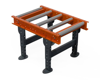 Рольганг универсальный РТ2 ( 6 роликов), Д1100 х Ш500 х В(650...850), мм