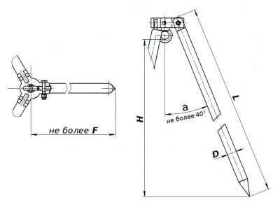 Тренога перегрузочная ТГП-2000
