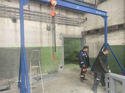 Передвижной козловой кран ККСО-5.0-6000-6000