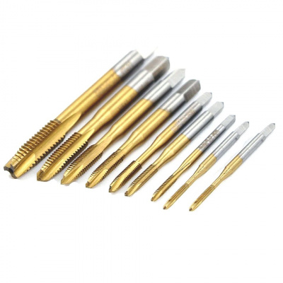 Набор машинных метчиков с покрытием TiN M3-M16