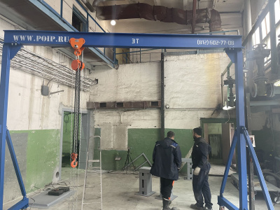 Передвижной козловой кран ККСО-5.0-6000-6000