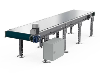 Ленточный универсальный транспортер ЛТ2, Д2600 х Ш500 х В(650...850), мм