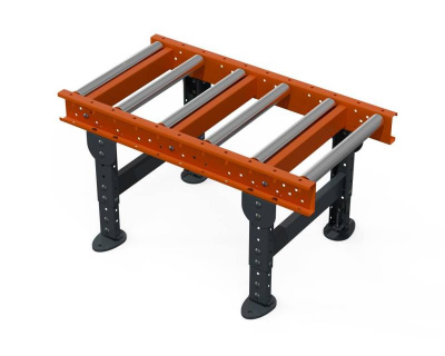 Рольганг универсальный РТ2 ( 7 роликов), Д1300 х Ш500 х В(650...850), мм